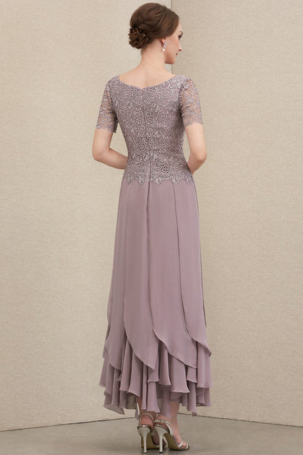 Robe Cérémonie Mousseline Lavande - gallery 3