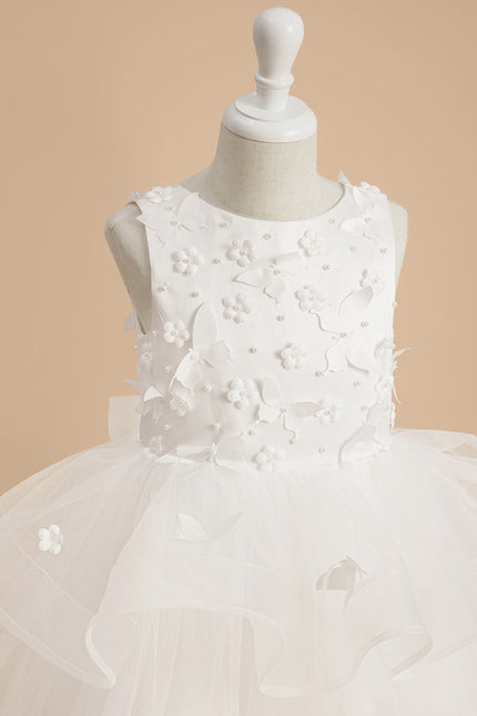 Robe Cérémonie Nuptiale Enfant Satinée - gallery 6