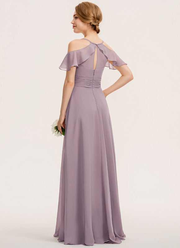 Robe Cérémonie Mousseline Épure - gallery 1