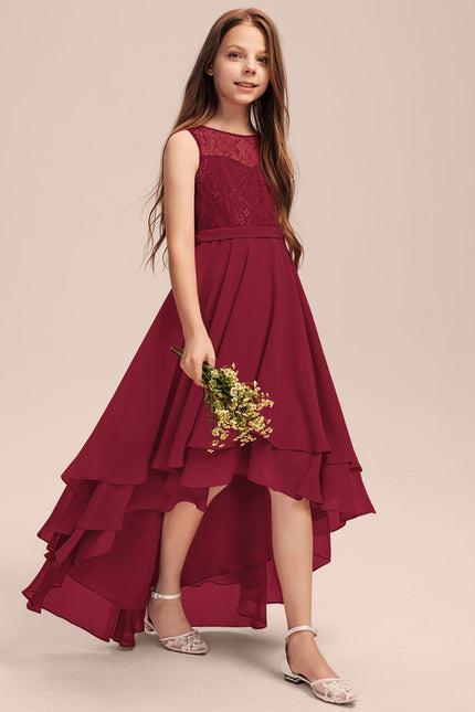 Robe Cérémonie Rouge Éclatant - gallery 2