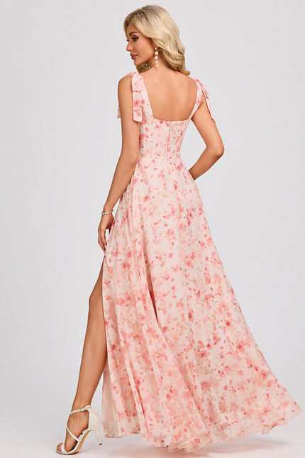 Robe Cérémonie Mousseline Verte - gallery 5