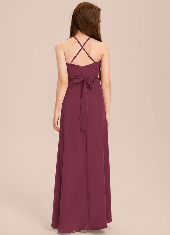 Robe Cérémonie Longue Froncée - gallery 1