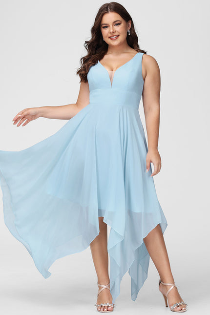 Robe Cérémonie Fluide Marine Élégante - gallery 5