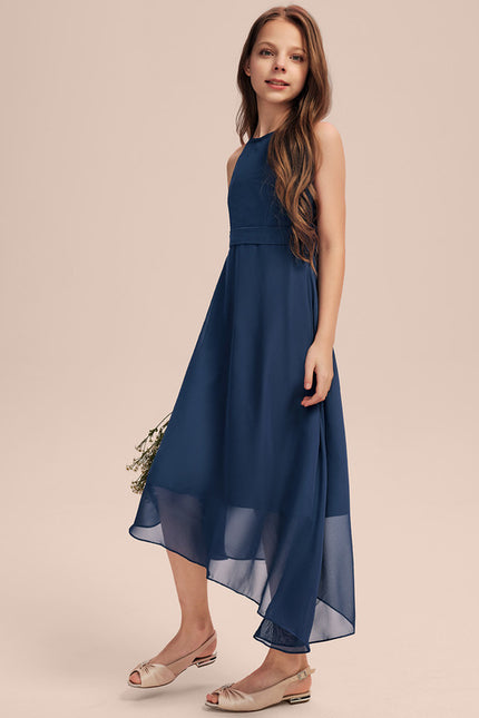 Robe Cérémonie Asymétrique Azur - gallery 5