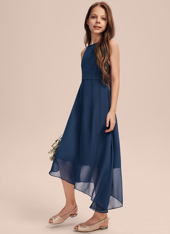 Robe Cérémonie Asymétrique Azur - gallery 5