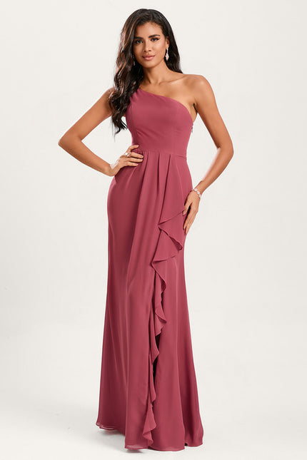 Robe Cérémonie Asymétrique Fluide - gallery 5