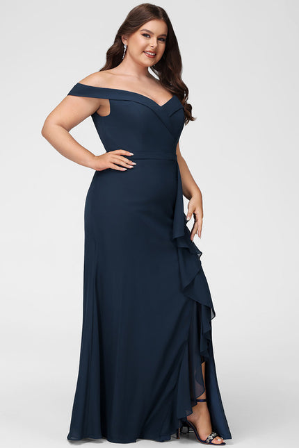 Robe Cérémonie Élégante À Décolleté - gallery 8