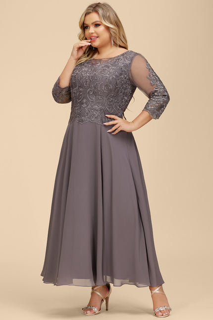Robe Cérémonie Longue Élégante Bleu - gallery 8