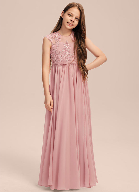 Robe Cérémonie Fleurie Rose - gallery 3