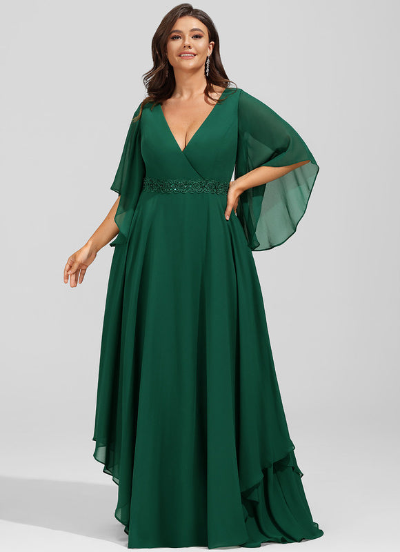 Robe Cérémonie Verte Fluide - gallery 6