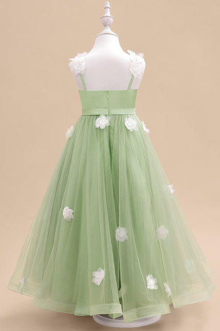 Robe Cérémonie Verte Éthérée - gallery 4