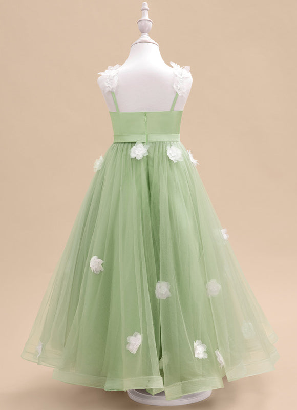 Robe Cérémonie Verte Éthérée - gallery 4