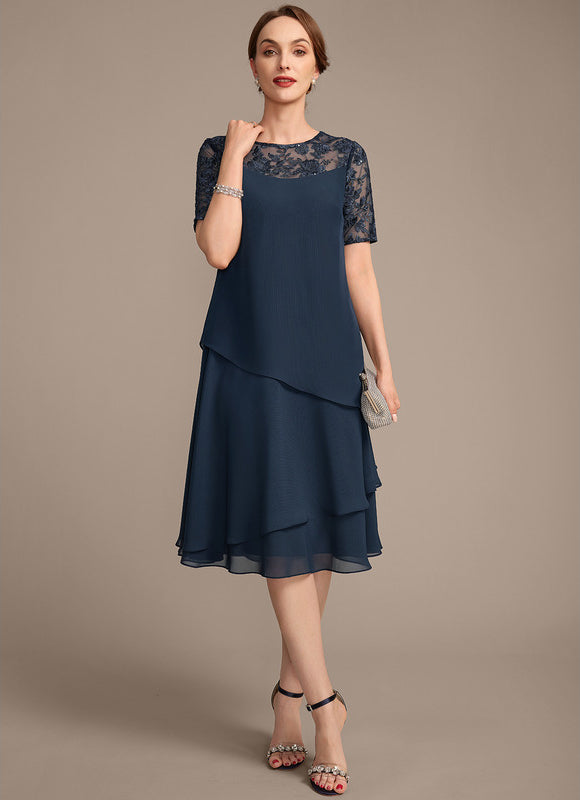 Robe Ceremonie Manche Courte