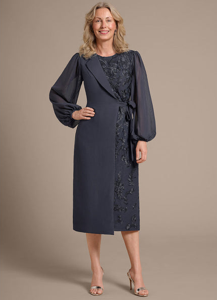 Robe Cérémonie Élégante Anthracite