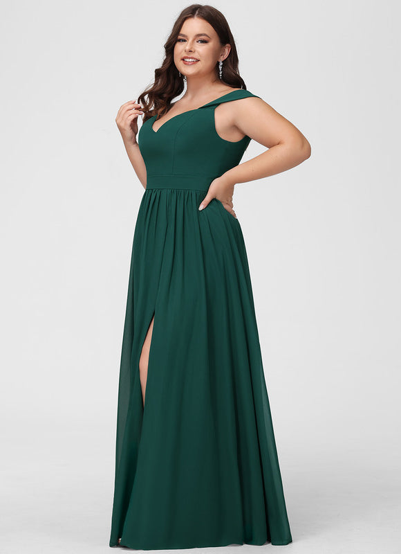Robe Cérémonie Mousseline Vert Profond - gallery 8