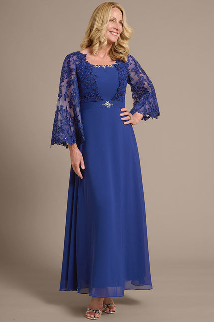 Robe Cérémonie Bleue Élégante - gallery 2