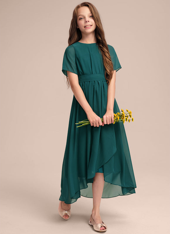 Robe Cérémonie Asymétrique Émeraude