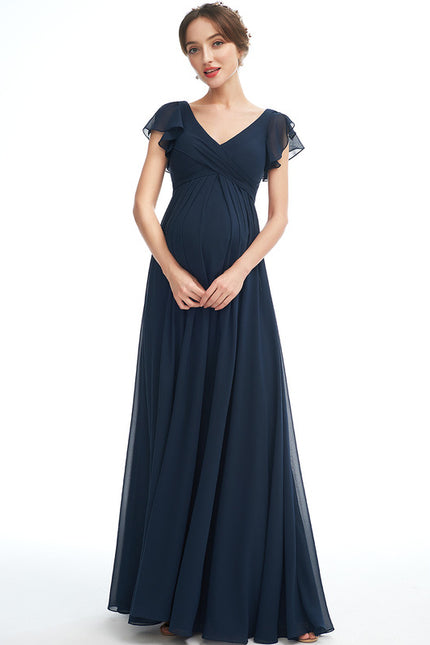Robe Cérémonie Fluide Maternité - gallery 1
