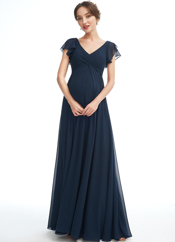 Robe Cérémonie Fluide Maternité - gallery 1
