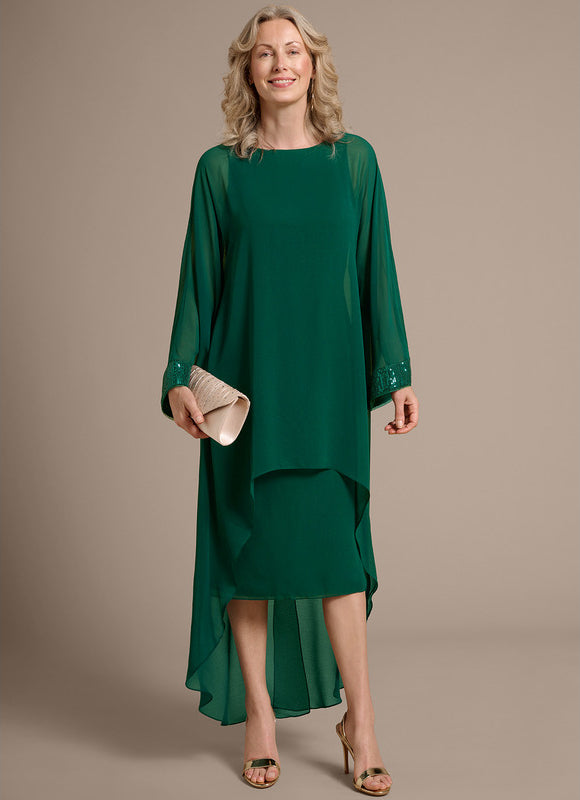 Robe Ceremonie Vert Bouteille - gallery 5