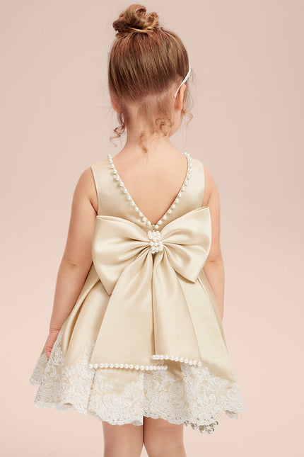 Robe Cérémonie Satinée Précieuse - gallery 8