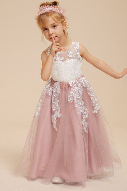 Robe Cérémonie Tulle Navy Floral - gallery 3