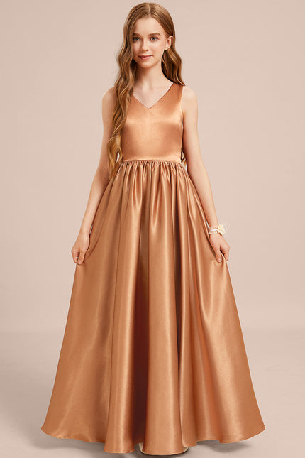 Robe Ceremonie Fille Beige