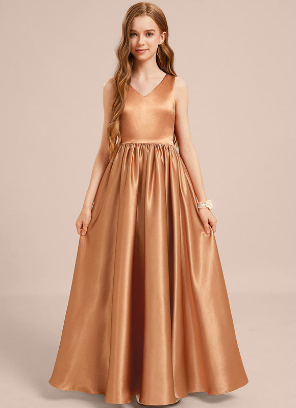 Robe Ceremonie Fille Beige