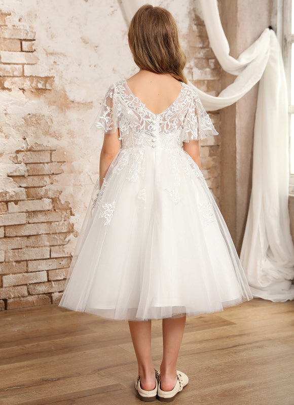 Robe Blanche Ceremonie Fille - gallery 5