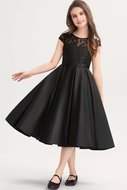 Robe Cérémonie Satin Noir