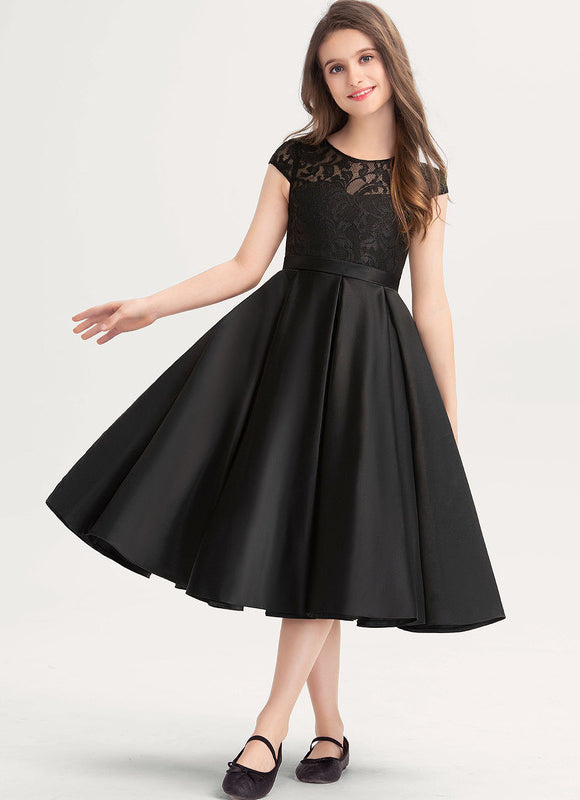 Robe Cérémonie Satin Noir