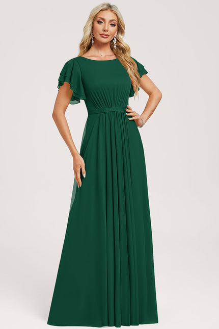 Robe Cérémonie Maxi Plissée