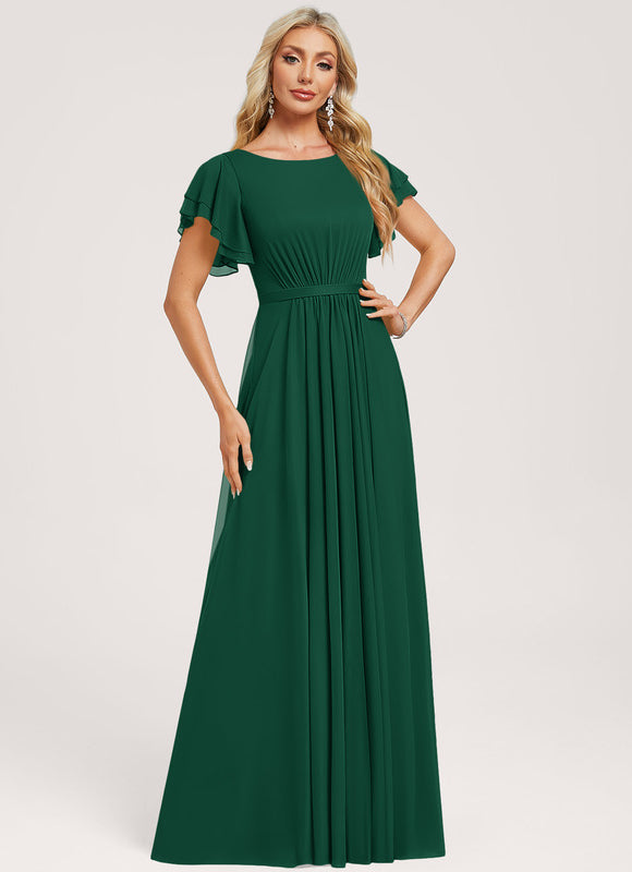 Robe Cérémonie Maxi Plissée