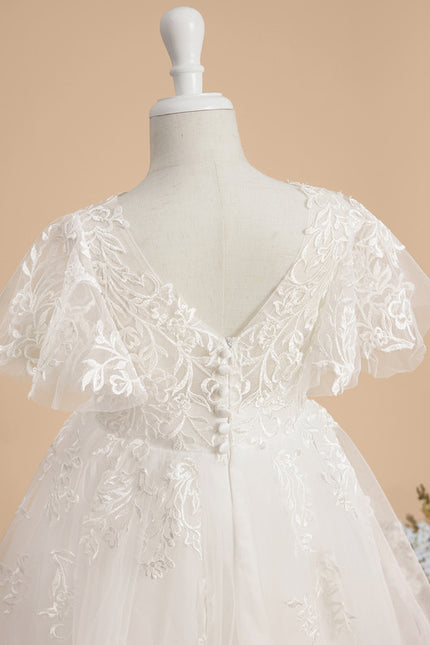Robe Blanche Ceremonie Fille - gallery 7
