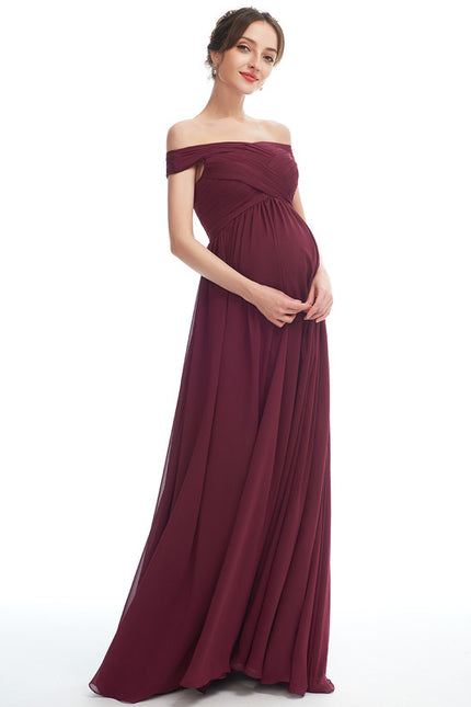 Robe Cérémonie Maternité Élégante