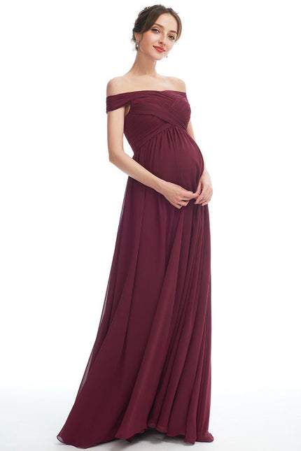 Robe Cérémonie Maternité Élégante