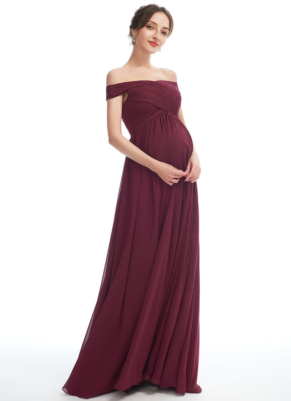 Robe Cérémonie Maternité Élégante