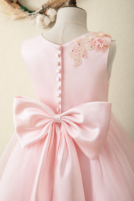 Robe Cérémonie Fête Rose - gallery 3