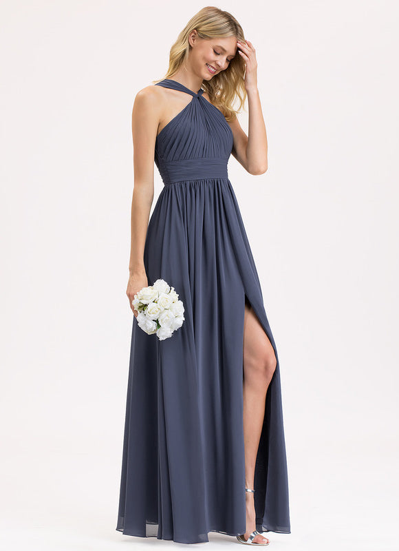 Robe Cérémonie Longue Volants Rose - gallery 2
