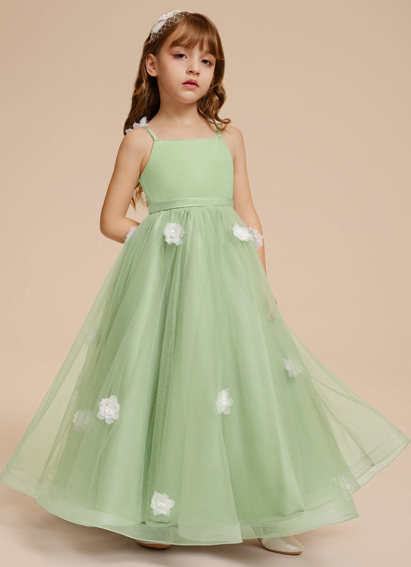 Robe Cérémonie Verte Éthérée - gallery 3