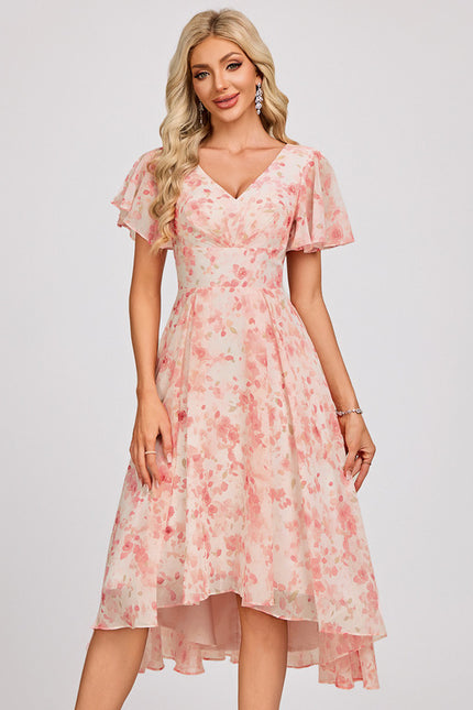 Robe Cérémonie Fluide Marine Élégante - gallery 1