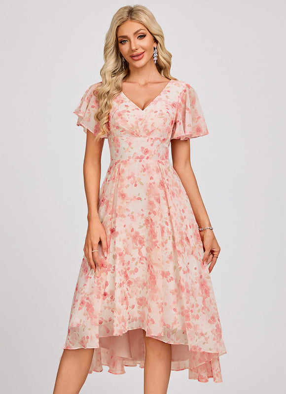 Robe Cérémonie Fluide Marine Élégante - gallery 1