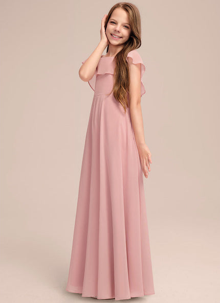 Robe Cérémonie Volants Bordeaux