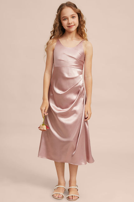 Robe Cérémonie Satinée Junior - gallery 2