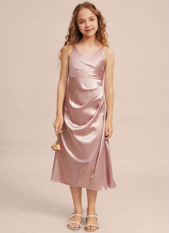 Robe Cérémonie Satinée Junior - gallery 2