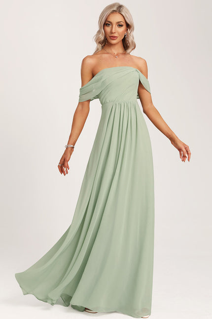 Robe Cérémonie Élégante À Décolleté - gallery 3