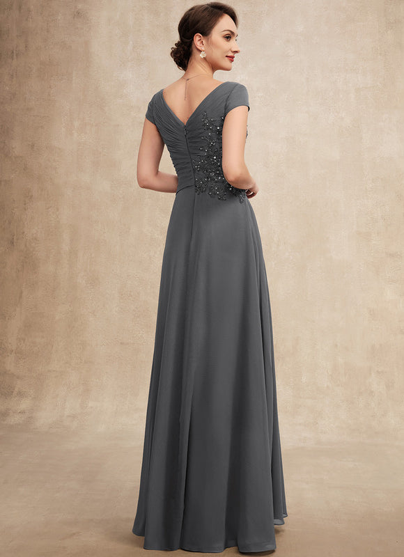 Robe Cérémonie Gris Perle Élégante - gallery 5