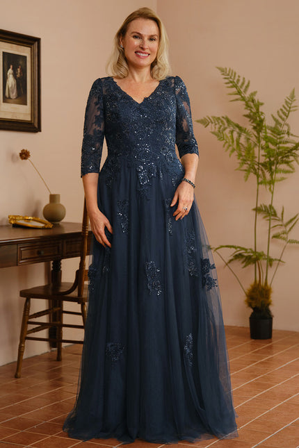 Robe Cérémonie Longue Tulle Ornée - gallery 9