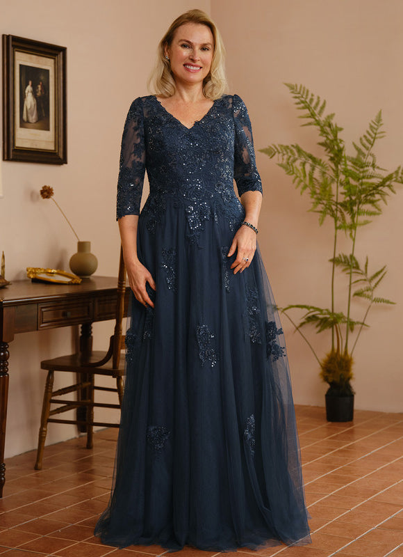 Robe Cérémonie Longue Tulle Ornée - gallery 9