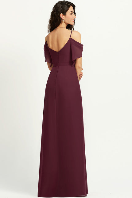 Robe Cérémonie Longue Volants Rose - gallery 4